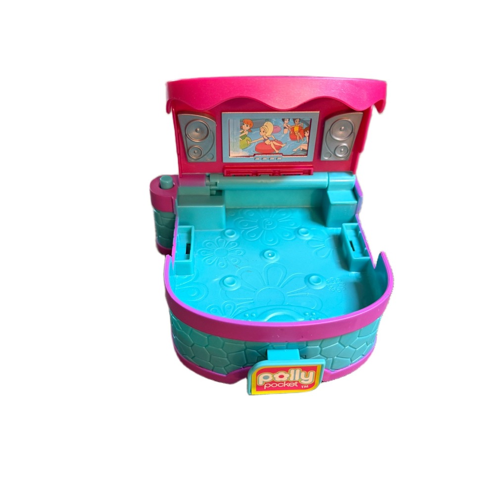 Polly Pocket Pool Party Playset Piece 2007 Mattel Pink Teal Vintage Y2K‎ Toy